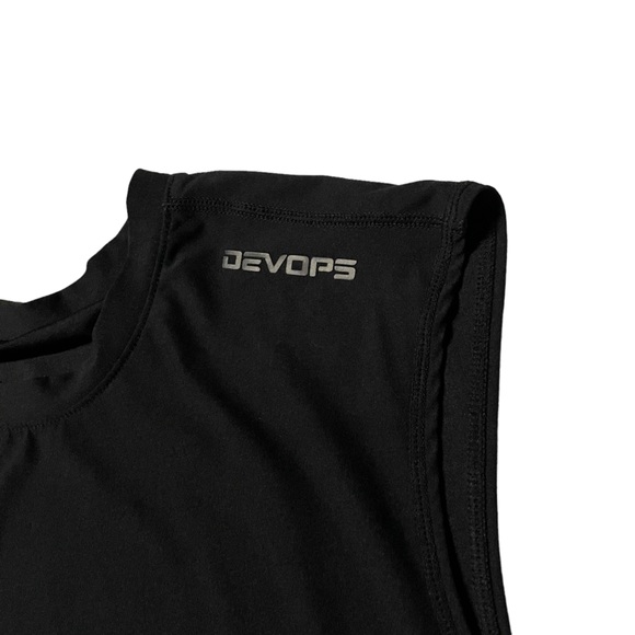 Pack of 3 Men’s DevOps Sleeveless Athletic Compression Shirts | Sizes: Large - Picture 6 of 6
